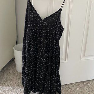 Pacsun (L.A. Hearts) Black Dress with White Flowers